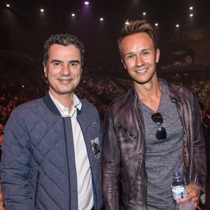 Cyril Féraud et Laurent Luyat - People au concert de Michel Polnareff à l'AccorHotels Arena de Paris le 7 mai 2016. © Cyril Moreau