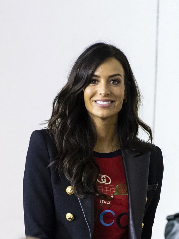 Jade Foret (Lagardère) dans les tribunes du match "Benoît Paire/Fernando Verdasco - Rohan Bopanna/Denis Shapovalov (4/6 - 5/7)" lors du tournoi Rolex Paris Masters 2019, le 30 octobre 2019.
© Perusseau-Veeren/Bestimage