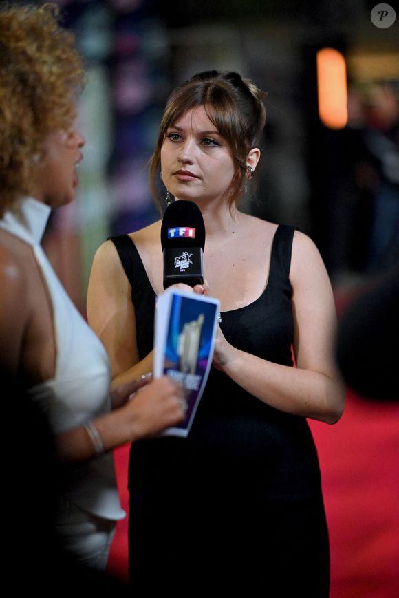 La lauréate de la Star Academy 2024, Marine Delplace, assiste au photocall des 27e NRJ Music Awards le 31 octobre 2025 à Cannes, France.  Photo by Franck Castel/ABACAPRESS.COM