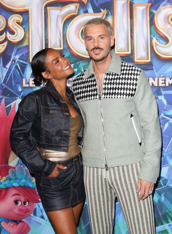 Christina Milian et son mari Matt Pokora (M.Pokora) - Avant-première du film "Les Trolls 3" au cinéma Gaumont Marignan à Paris. Le 11 octobre 2023
© Coadic Guirec / Bestimage