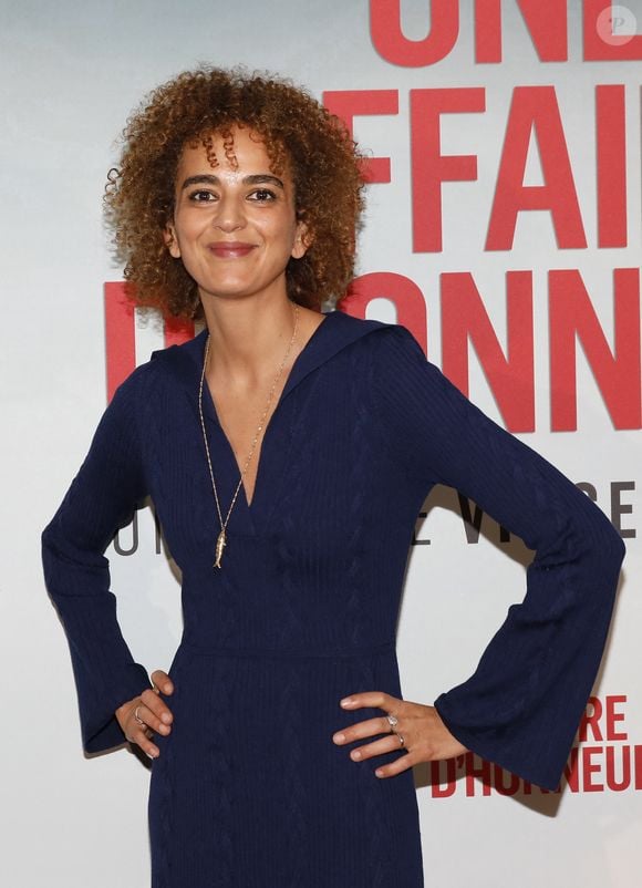 Leïla Slimani lors de l'avant-première du film "Une affaire d'honneur" au cinéma UGC Normandie à Paris le 11 décembre 2023.

© Marc Ausset-Lacroix / Bestimage