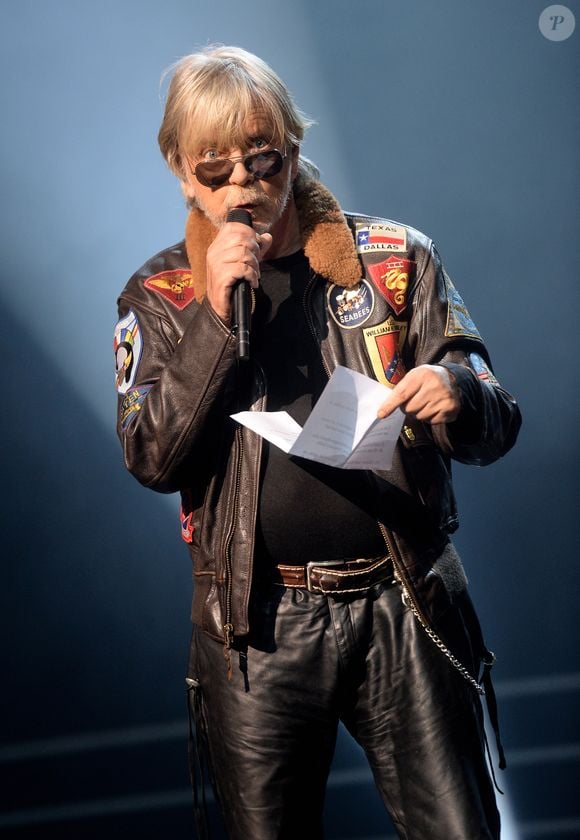 Le chanteur Renaud (Renaud Séchan) - Grand Prix Sacem 2018 à la salle Pleyel à Paris présenté par V. Dedienne, le 10 décembre 2018. © Veeren/Bestimage