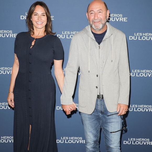 Kad Merad et sa femme Julia Vignali - Avant-première du film "Les héros du louvre" au cinema L'Arlequin à Paris le 1er septembre 2026. © Coadic Guirec/Bestimage