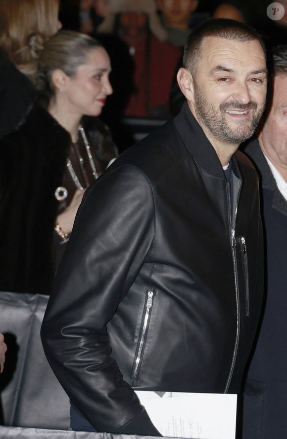 Cyril Lignac. Les arrivées au défilé HERMES Le Palais Brongniart à Paris samedi 24 janvier 2025 lors de la Paris Fashion Week Homme automne/hiver 2026-2027.