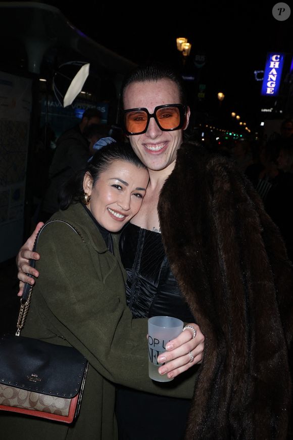 Karima Charni et Paul (Star Academy 12) participent à la Pop Up Influence Party organisée par Aurélien Cassirame, à Paris, le 02 février 2025 à Paris, France. Photo by Jerome Domine/ABACAPRESS.COM