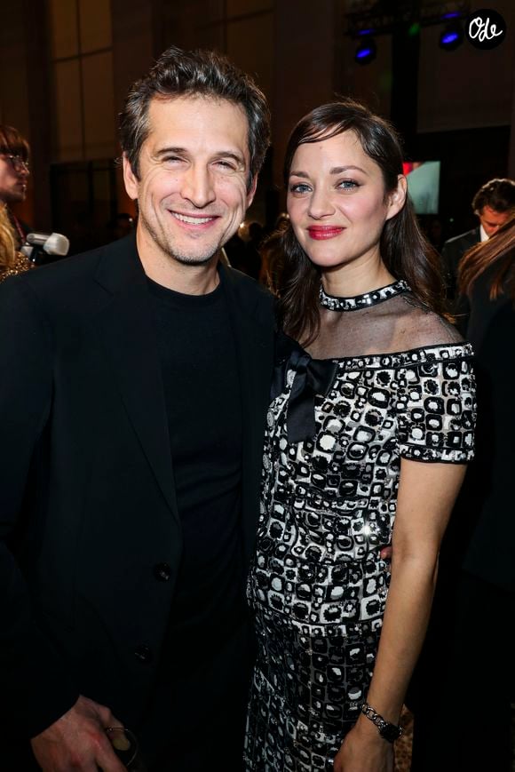 Guillaume Canet et Marion Cotillard (en Chanel) - Intérieur du dîner Chanel des révélations César 2020 au Petit Palais à Paris, le 13 janvier 2020.
© Olivier Borde/Bestimage