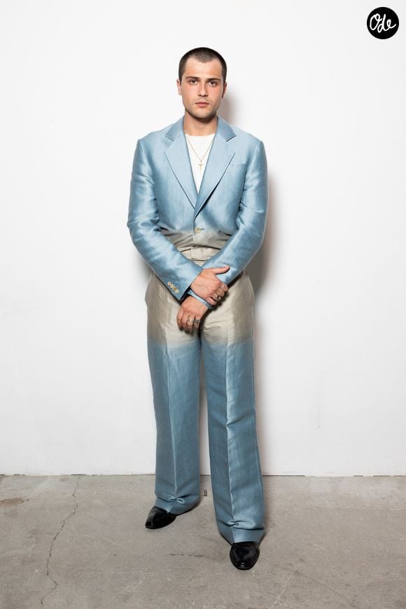 Baptiste Masseline - People au défilé de mode Hommes printemps-été 2025 "Taakk" lors de la fashion week de Paris. Le 23 juin 2024 © Jeremy Melloul / Bestimage