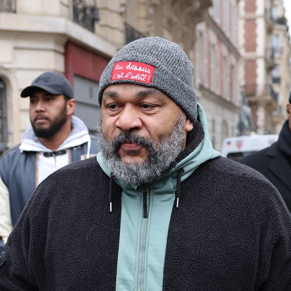 Dieudonné M'Bala M'Bala - Arrivées à l'hommage à Jean-Marie Le Pen en l’église Notre-Dame du Val-de-Grâce à Paris le 16 janvier 2025.

© Cyril Moreau / Bestimage