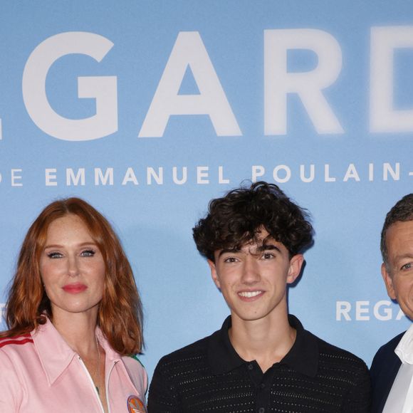 Audrey Fleurot, Ewan Bourdelles et Dany Boon - Avant-première du film "Regarde" au Cinéma Pathé Wepler à Paris le 8 septembre 2025. © Coadic Guirec/Bestimage