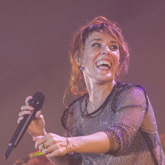 La chanteuse française Zaz s'est produite à l'Espaço Unimed de São Paulo, SP, Brésil, le 14 avril 2023, lors de la tournée Organique pour promouvoir son récent album « Isa », enregistré pendant la pandémie de coronavirus. Photo : Yuri Murakami/Fotoarena/SPUS/ABACAPRESS.COM