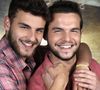 Sur les réseaux sociaux, Simon, le frère de Julien Castaldi s'est empressé de commenter la nouvelle.

Portrait de Julien Castaldi et Simon Castaldi, lors de l'enregistrement de l'émission "Chez Jordan". Le 3 juin 2022
© Cédric Perrin / Bestimage