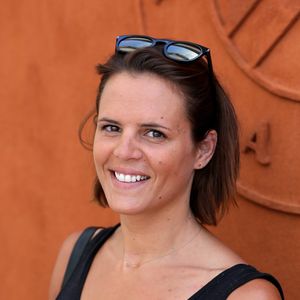 Laure Manaudou - People dans le village lors de la finale du tournoi de tennis de Roland-Garros à Paris, le 7 juin 2015. DOMINIQUE JACOVIDES / BESTIMAGE