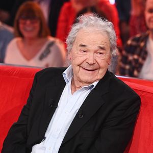 Exclusif - Pierre Perret lors de l'enregistrement de l'émission "Vivement dimanche" au studio Rive Gauche, présentée par M.Drucker avec une diffusion sur France 3 le 15 mars 2026, à Paris, France, le 4 mars 2026. © Guillaume Gaffiot/Bestimage