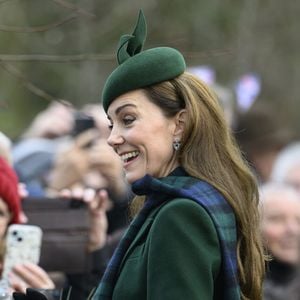 Catherine (Kate) Middleton, princesse de Galles - La famille royale britannique se rend à la messe de Noël à Sandringham le 25 décembre 2024. - La famille royale britannique se rend à la messe de Noël à Sandringham le 25 décembre 2024.