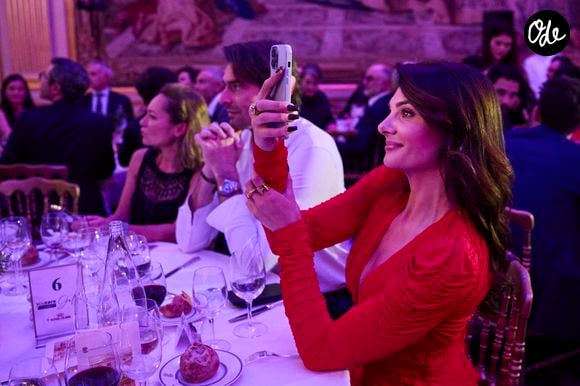 Camille Lacourt et sa compagne Alice Detollenaere - Soirée de la première édition du « You Care Charity Gala » en faveur de la cause animale et de l'environnement au Cercle Interalliée à Paris. © Cyril Moreau/Bestimage