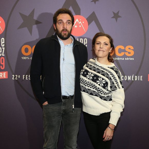 David Mora, Anne-Elisabeth Blateau - Photocall de la soirée d'ouverture du 22ème Festival International du Film de Comédie de l'Alpe d'Huez, le 15 janvier 2019. 

© Dominique Jacovides/Bestimage