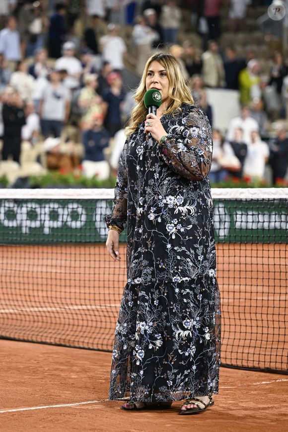 Marion Bartoli pendant les Internationaux de France, tournoi de tennis du Grand Chelem, le 1er juin 2023 au stade Roland Garros à Paris, France.©Victor Joly/ABACAPRESS.COM