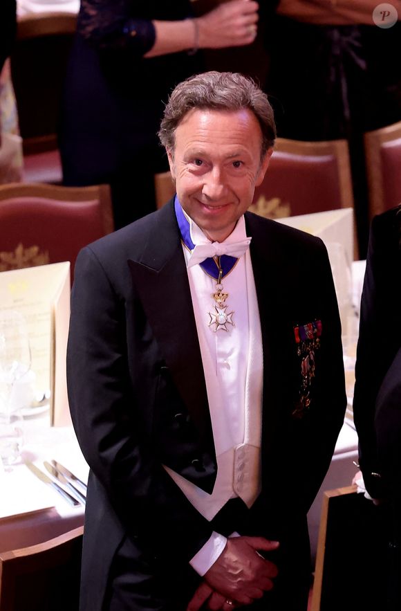 Stéphane Bern lors d'un banquet d'état à Guildhall, Londres le 9 juillet 2025. Le couple présidentiel français est en voyage officiel au Royaume Uni pour trois jours.

© Dominique Jacovides / Bestimage
