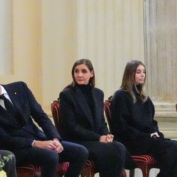 Maria Pia de Savoie et le prince Emmanuel-Philibert de Savoie - Veillée funèbre du prince Victor-Emmanuel de Savoie, en l'Eglise de Sant'Uberto à Turin, en présence de sa veuve Marina Ricolfi-Doria, de son fils, le prince Emmanuel-Philibert de Savoie avec sa femme la princesse Clotilde Courau et leurs filles les princesses Vittoria et Luisa, le 9 février 2024. Le fils du dernier roi d'Italie s'est éteint le 3 février 2024 à l'âge de 86 ans.
Crédit : Lucia Sabatelli / Bestimage