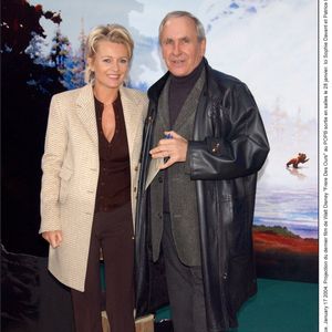 Projection du dernier film de Walt Disney Frere Des Ours au POPB sortie en salles le 28 janvier. Ici Sophie Davant et Patrice Laffont. Paris-France, 17 janvier 2004. © Serge Arnal/ABACA