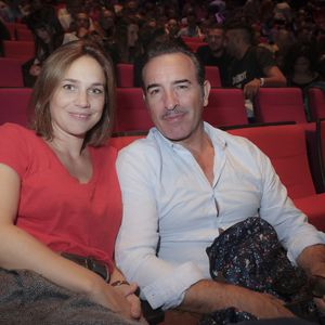 Exclusif - Nathalie Pechalat et son mari Jean Dujardin - People à la représentation exceptionnelle du spectacle musical "Sur la route Enchantée" de Chantal Goya au Palais des Congrès de la Porte Maillot à Paris - © Jack Tribeca / Bestimage