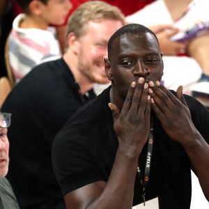 Omar Sy - Célébrités assistent à la victoire de Monaco qui a remporté le match 4 de la finale de Betclic Élite face à Paris (80-74), Monaco le 22 juin 2025. © Stephane Pillaud / PsnewZ / Bestimage