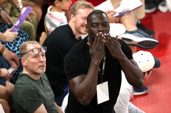 Omar Sy - Célébrités assistent à la victoire de Monaco qui a remporté le match 4 de la finale de Betclic Élite face à Paris (80-74), Monaco le 22 juin 2025. © Stephane Pillaud / PsnewZ / Bestimage