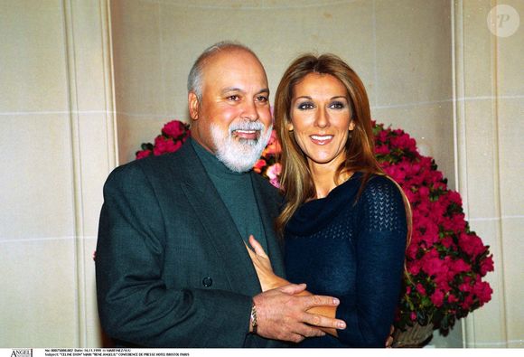 Céline Dion et son mari René Angelil au Bristol Paris. 

Photo : Agence / Bestimage