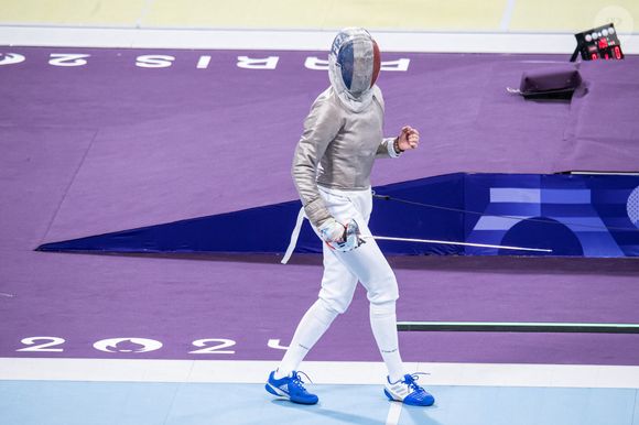 Manon Apithy-Brunet (FRA) - Escrime - Escrime, demi-finale de l'épreuve d'escrime féminine par équipes, lors des Jeux Olympiques Paris 2024. (Dppi / Panoramic / Bestimage).