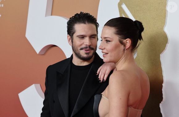François Civil, Adèle Exarchopoulos au photocall de la 50ème édition de la cérémonie des César à l'Olympia à Paris, France, le 28 février 2025 © Dominique Jacovides - Olivier Borde / Bestimage