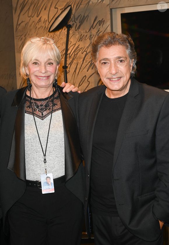 Exclusif - Frédéric François et sa femme Monique Vercauteren - People en backstage du concert événementt à l'Olympia à Paris le 30 octobre 2021 avant d'entamer une tournéee début 2022. © Coadic Guirec/Bestimage