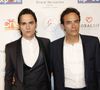 Anthony Delon avec son frère Alain-Fabien Delon au photocall de la 10ème édition du "Global Gift Gala" à l'hôtel Four Seasons George V à Paris, le 3 juin 2019.
© Marc Ausset-Lacroix/Bestimage