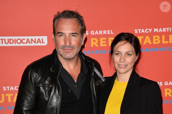 Jean Dujardin et son ex-femme Nathalie Péchalat - Avant-première du film "Le Redoutable" au cinéma du Panthéon à Paris, France, le 11 septembre 2017. © Coadic Guirec/Bestimage