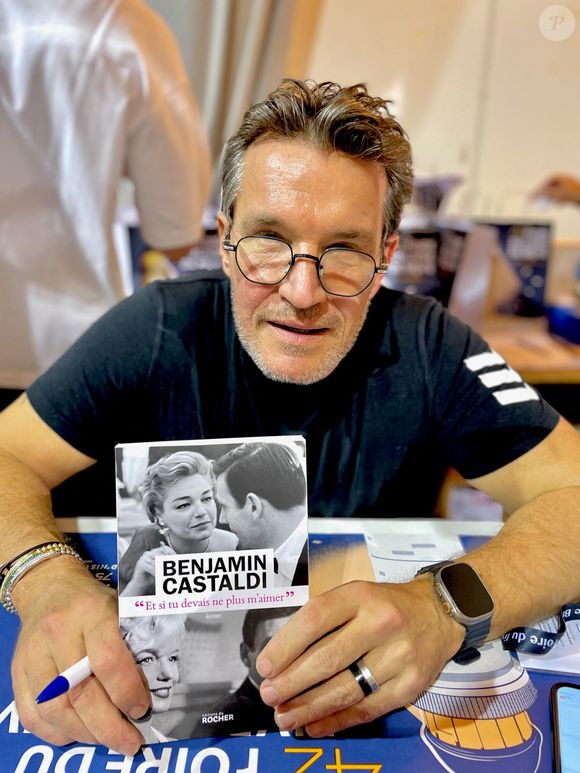 Benjamin Castaldi - Foire du Livre de Brive 2024 à la Halle Georges Brassens de Brive-la-Gaillarde le 8 novembre 2024.
© Fabien Faure / Bestimage