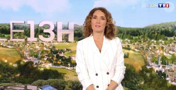 Hommage à Catherine Laborde dans le 13h de TF1 présenté par Marie-Sophie Lacarrau.