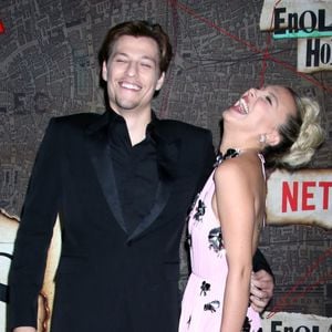 Elle a précisé qu’il s’agissait d’un petit garçon.
Millie Bobby Brown et Jake Bongiovi - Photocall de la première mondiale de Enola Holmes 2 (Netflix) à New York le 27 octobre 2022.
Action Press / Bestimage