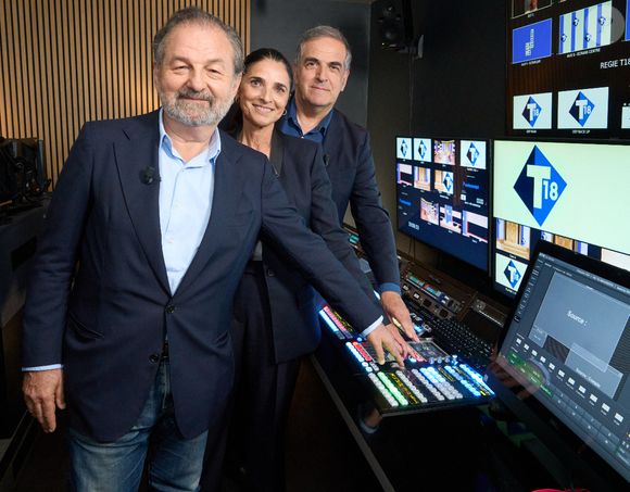 Denis Olivennes, Christopher Baldelli
Arrivée de T18 sur la TNT, Laurent Ruquier @Xavier Imbert