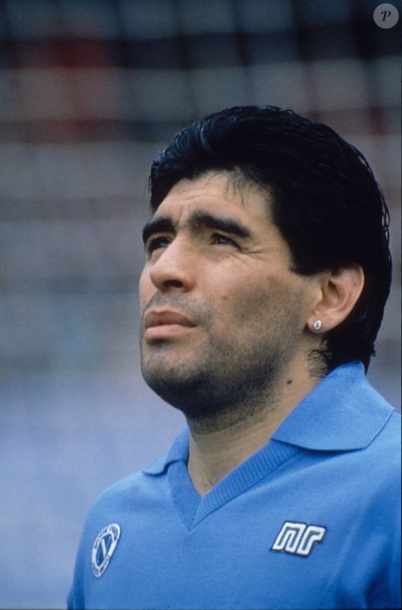 Diego Armando Maradona, Naples 1990. Photo par Vittorio La Verde / AGF Foto / Avalon /Photoshot/ABACAPRESS.COM