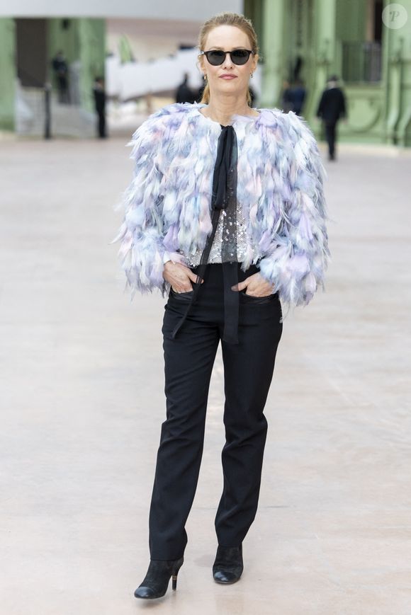 Vanessa Paradis au défilé Chanel au Grand Palais, "Collection Haute Couture Printemps/Eté 2025" lors de la Fashion Week de Paris (PFW), le 28 janvier 2025. 
© Olivier Borde / Bestimage