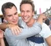 Cyril Féraud et Laurent Luyat partagent de forts liens d'amitié.

Laurent Luyat, Cyril Féraud - L'émission phare de l’avant-étape, le "Village Départ" achève son dernier Tour à Chantilly.  
JLPPA / Bestimage
