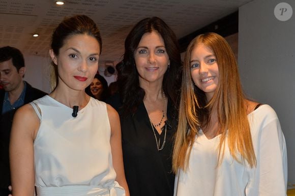 Barbara Schulz, Cristiana Reali et Elisa Huster lors de l'enregistrement de Vivement Dimanche à Paris, France, 24 septembre 2014. Photo by Max Colin/ABACAPRESS.COM