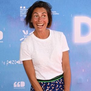 Alessandra Sublet au photocall de la première édition du Festival du Film de Demain au Ciné Lumière à Vierzon, France, le 4 juin 2022. © Coadic Guirec/Bestimage