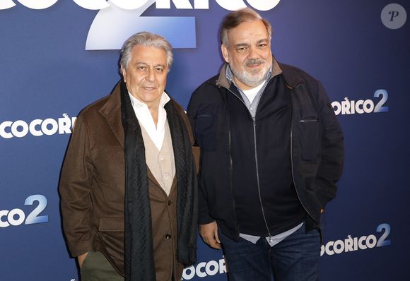 Christian Clavier, Didier Bourdon - Première du film "Cocorico 2" au Publicis Cinémas à Paris le 31 mars 2026. 

© Marc Ausset-Lacroix/Bestimage