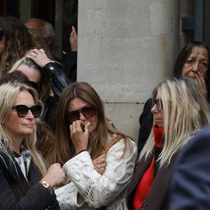 Estelle Lefébure, Veronika Loubry - Sorties des Obsèques de Constance de la Fontaine en l'église Notre-Dame-de-Grâce-de-Passy à Paris le 12 mai 2026. © Coadic Guirec - Julien Sarkissian / Bestimage
