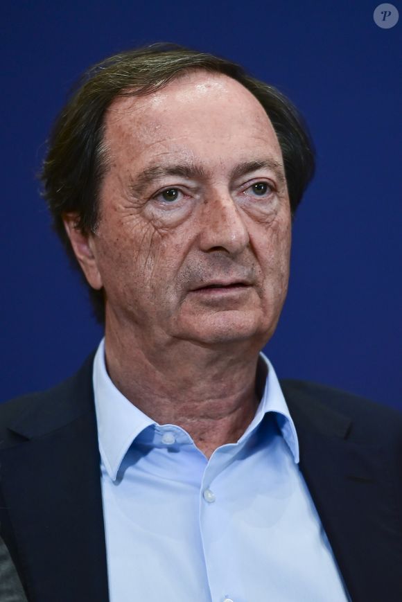 Michel Edouard Leclerc - President du Comite Strategique des Centres E Leclerc - Conférence de presse sur le coronavirus Covid-19 au ministère de l'économie le 15 mars 2020.
© JB Autissier / Panoramic / Bestimage