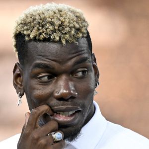 Paul Pogba lors d'un match de football entre Empoli FC et la Juventus FC à Empoli le 3 septembre 2023.