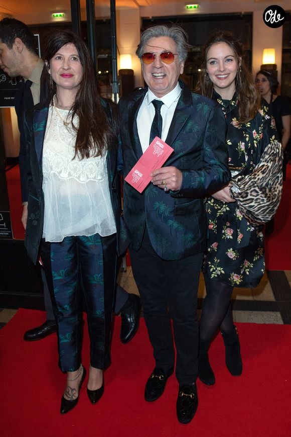 Daniel Auteuil, accompagné d'Aude Ambroggi et de Nelly Auteuil, lors de la 45e cérémonie des César à Paris, en France, le 28 février 2020. Photo : Aurore Maréchal/ABACAPRESS.COM
