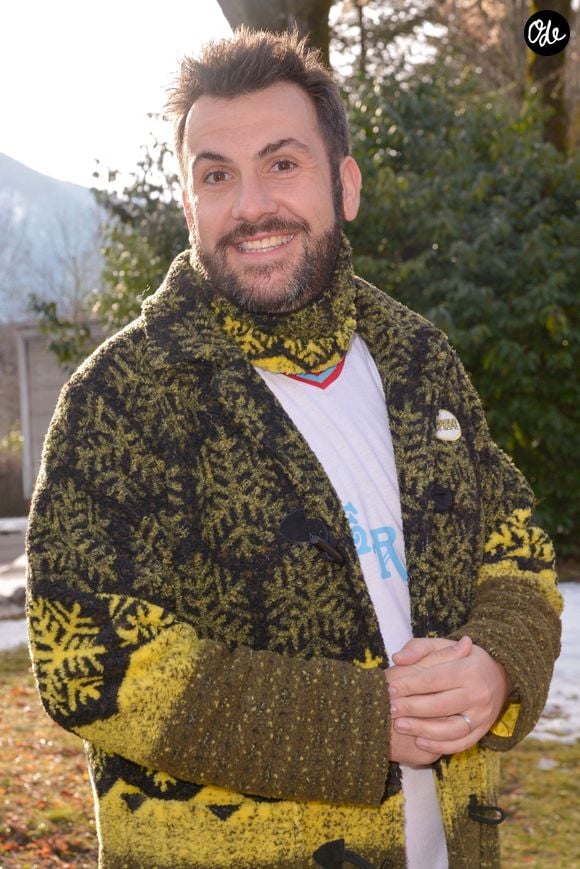 Laurent Ournac lors de la séance photo de la série « Camping Paradis » au 21e Festival des Créations Télévisuelles de Luchon, à Luchon, en France, le 9 février 2019. Photo de Julien Reynaud/APS-Médias/ABACAPRESS.COM