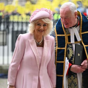 Camilla Parker Bowles, reine consort d'Angleterre - La famille royale britannique célèbre le 76ème Commonwealth Day à l'abbaye de Westminster à Londres, le 10 mars 2025.