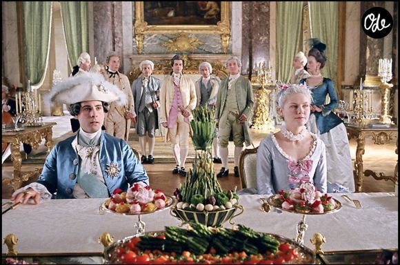 Kirsten Dunst sur le tournage de "Marie-Antoinette". Agence/BestImage